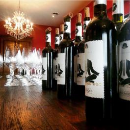 Bottles of Grounded Reserve Merlot